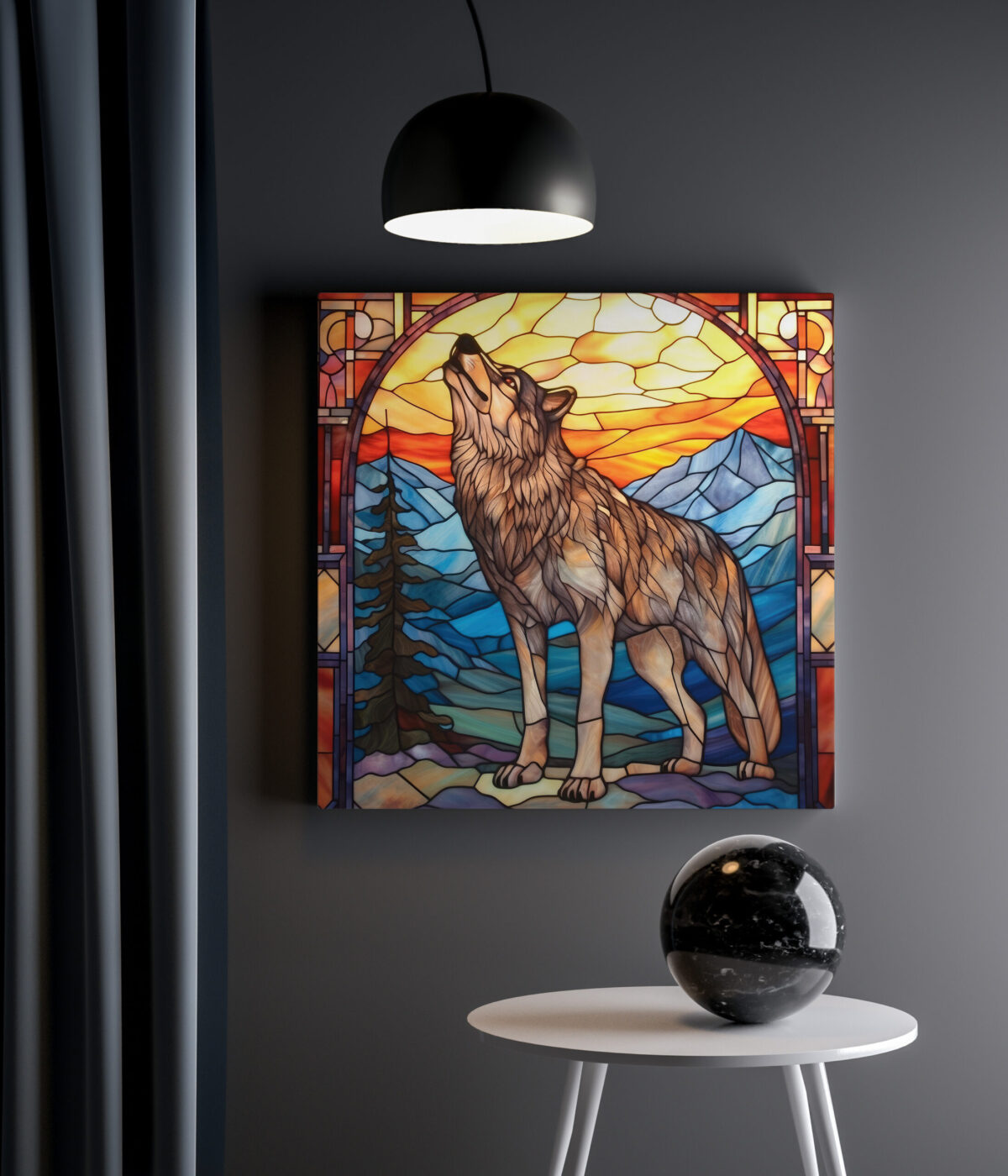 Tableau Appel Ancestral Loup 4