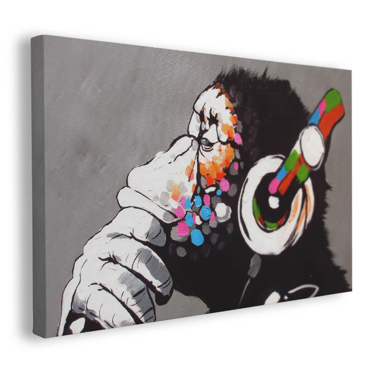 Tableau Banksy DJ Monkey