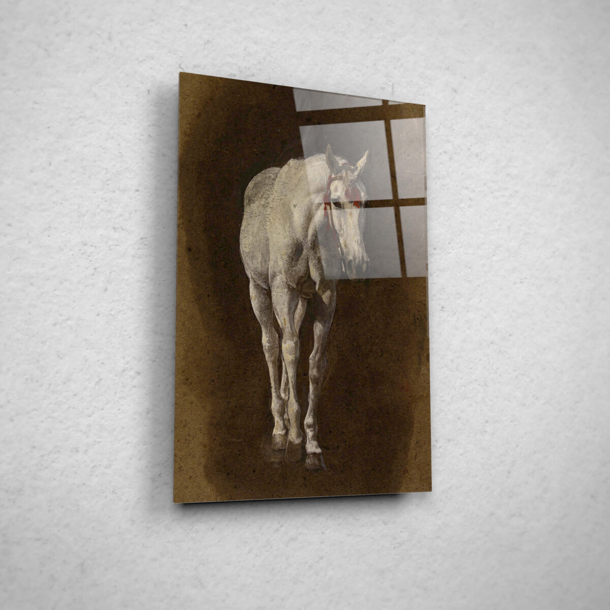 Tableau Cheval Blanc Antique 6