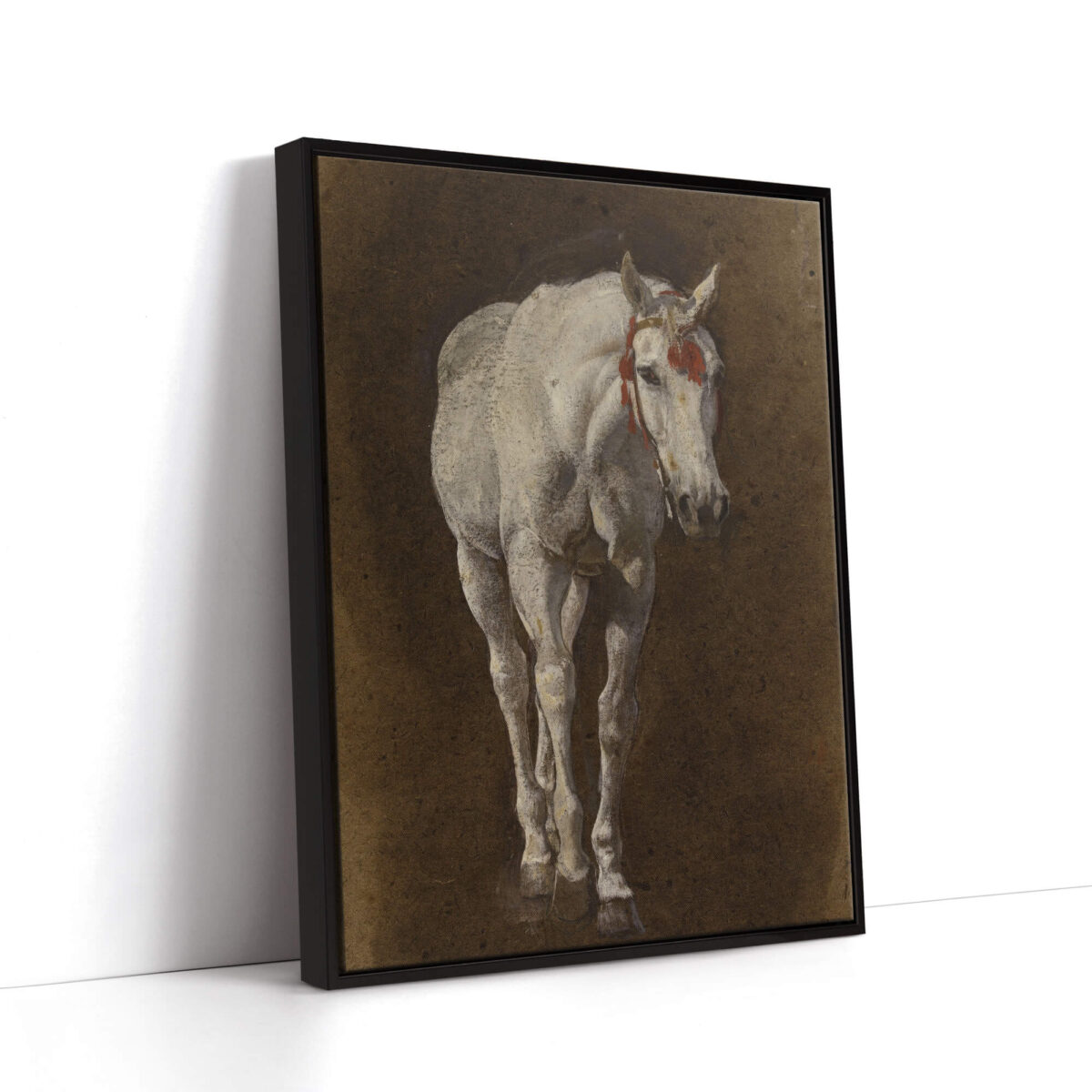 Tableau Cheval Blanc Antique 5