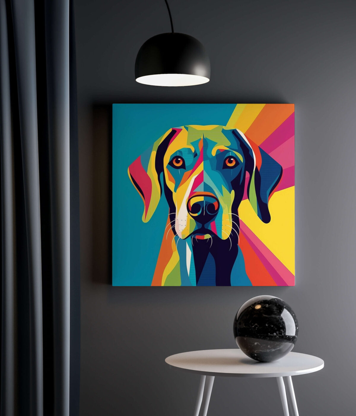 Tableau Chien Pop Art 4