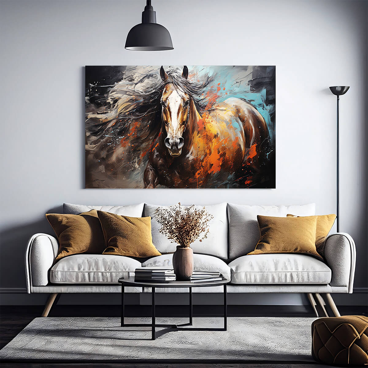 Tableau Peinture de Cheval 2