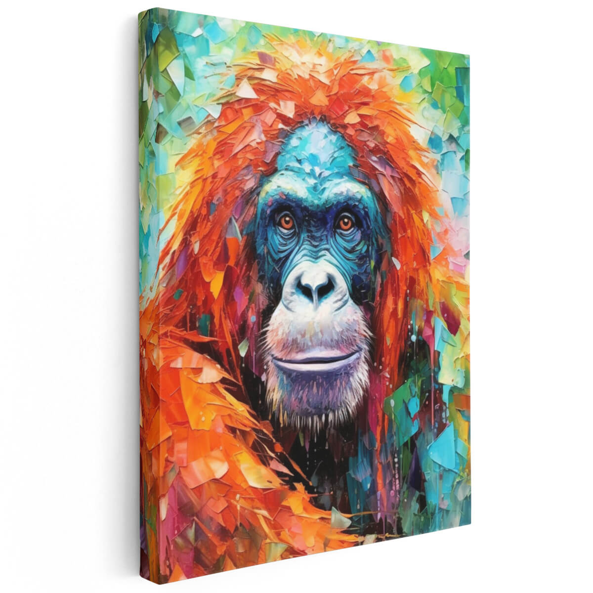 Tableau Peinture Orang Outan