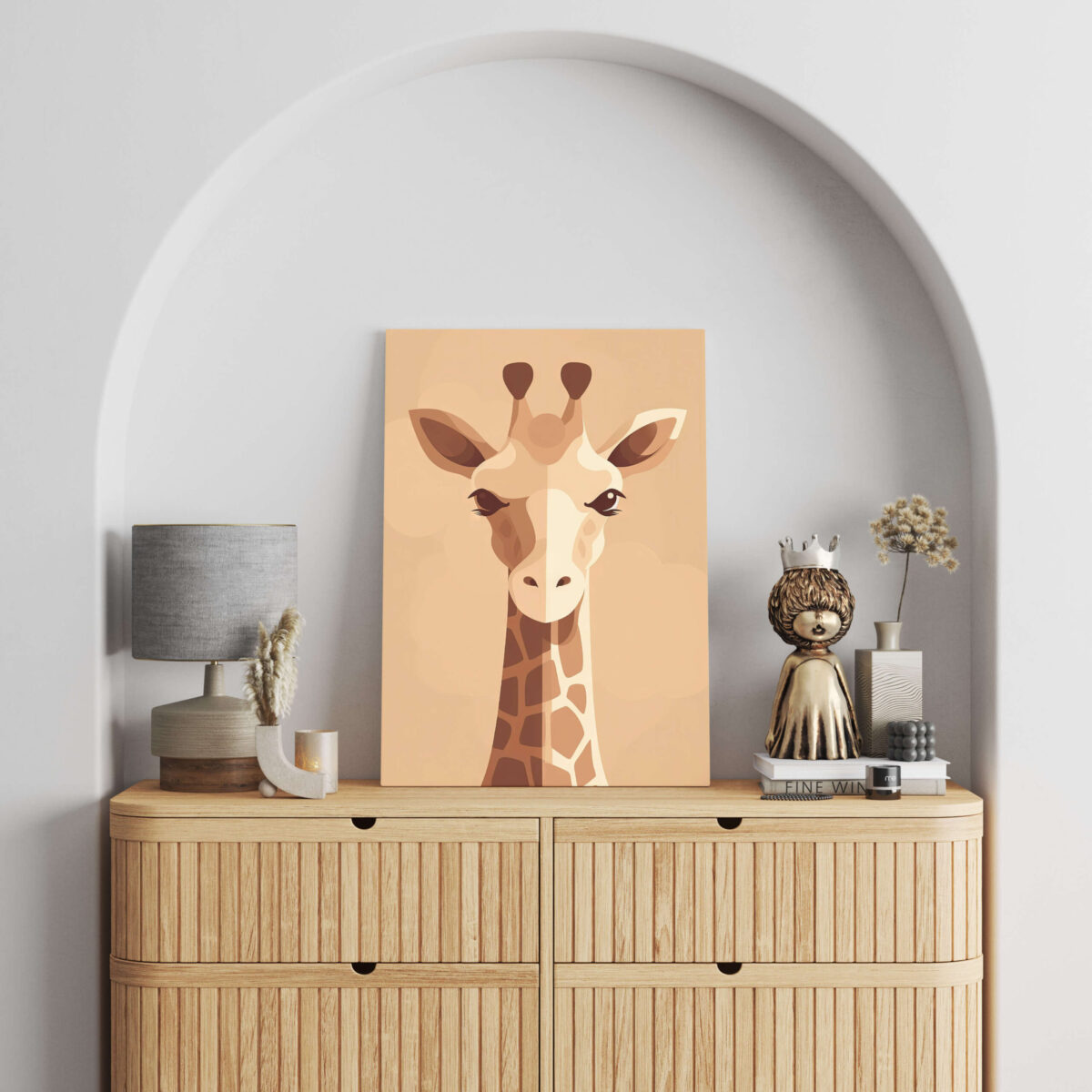 Tableau Douceur Girafe 4