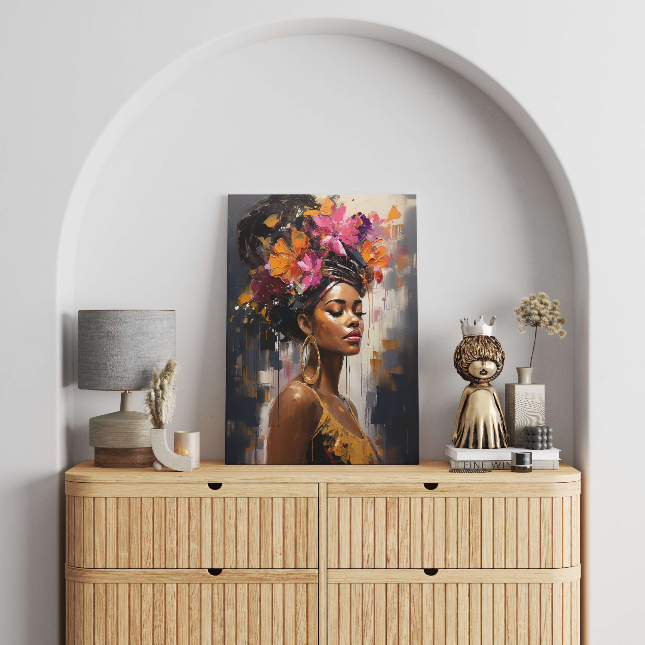 Tableau Floraison Africaine 2