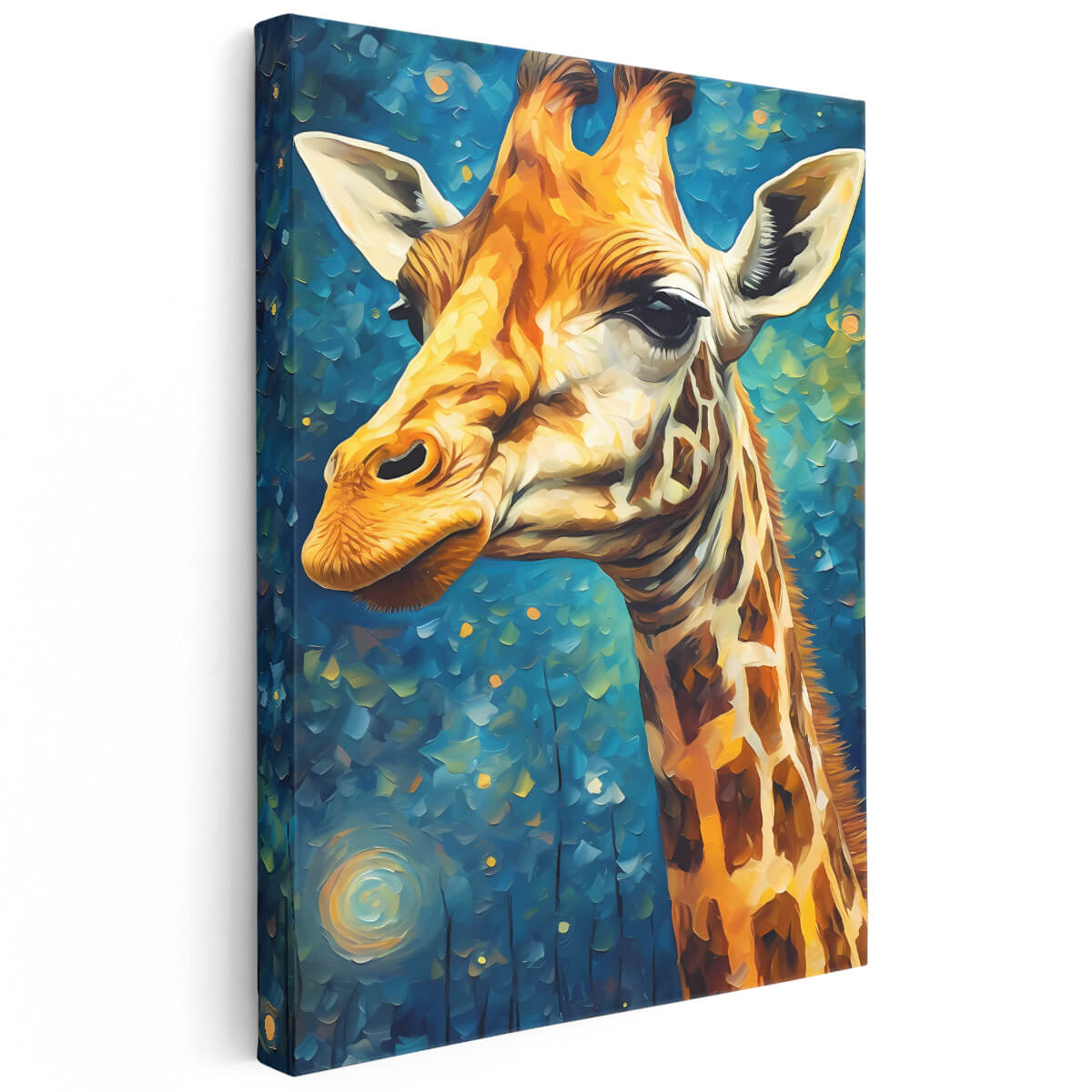 Tableau Girafe Impressionniste