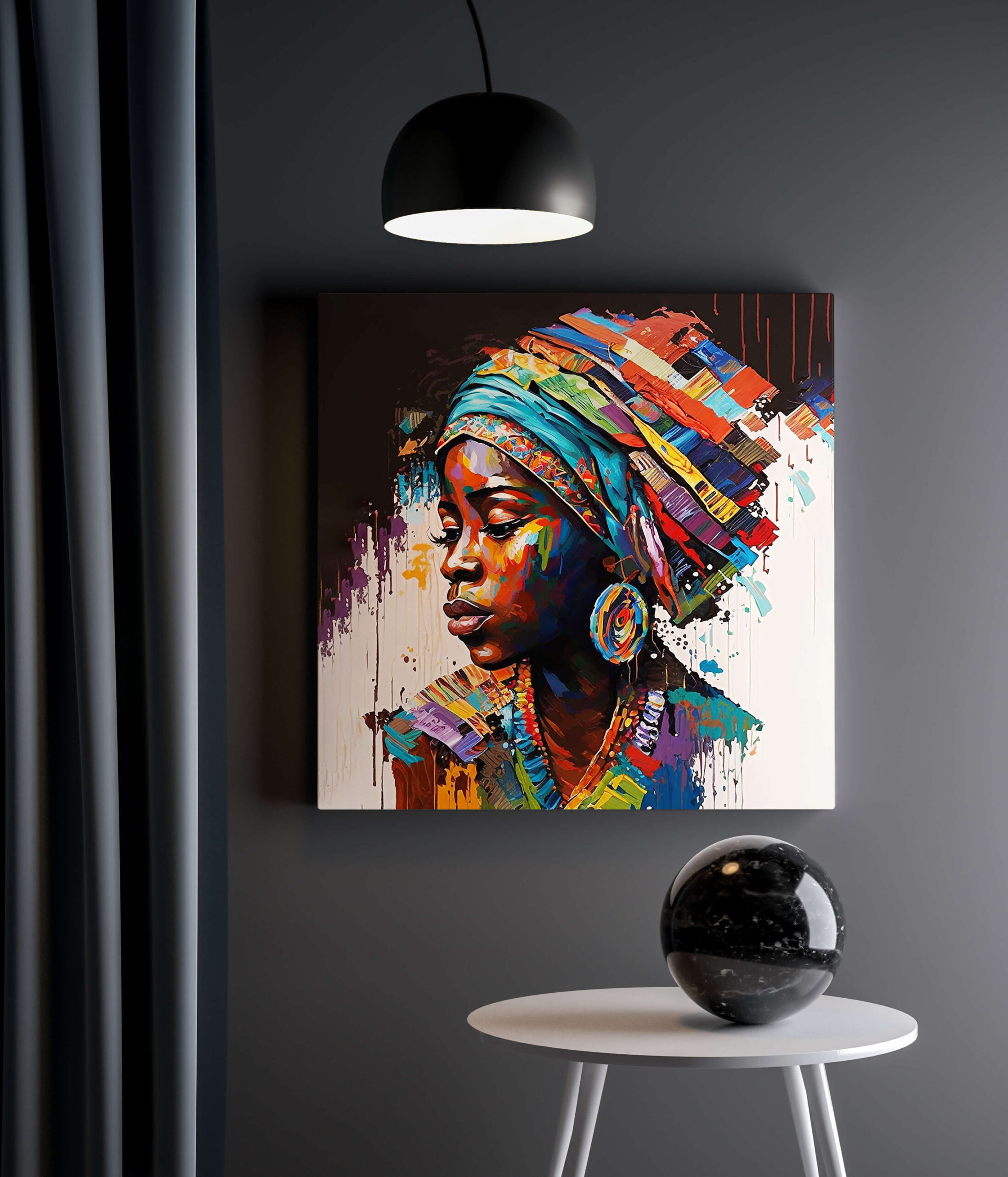 Tableau Portrait Africain 2