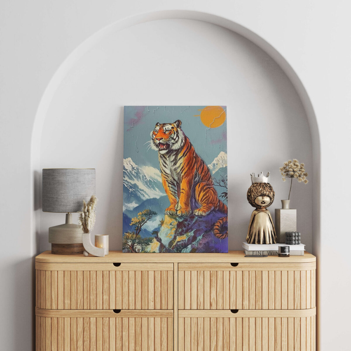 Tableau Tigre Majestueux 4