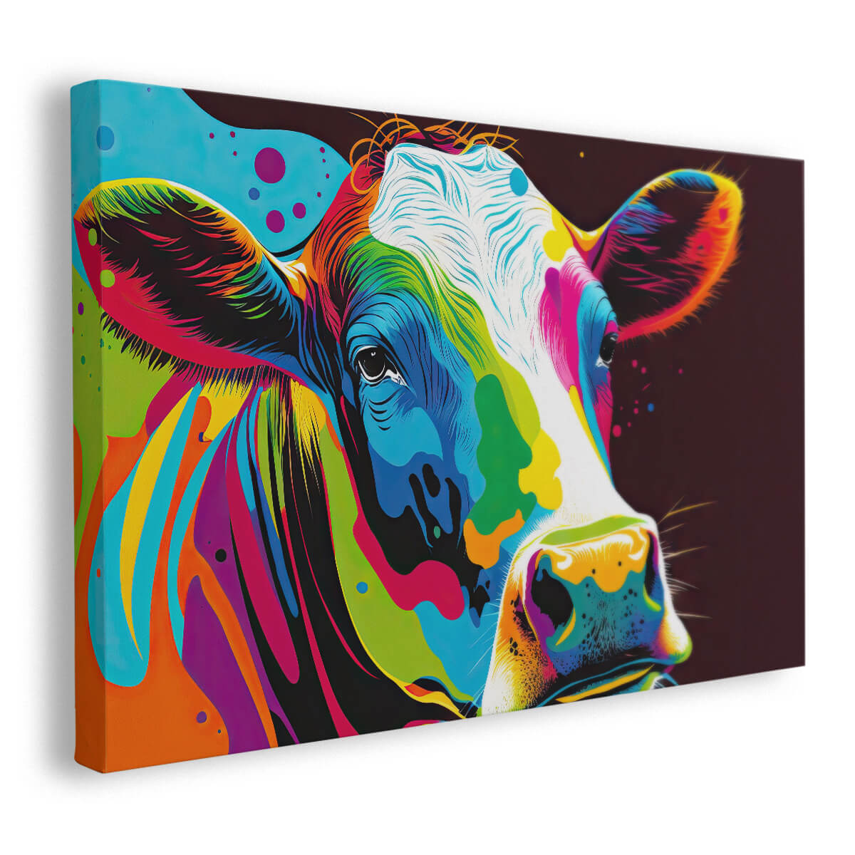 Tableau Vache Psychedelic