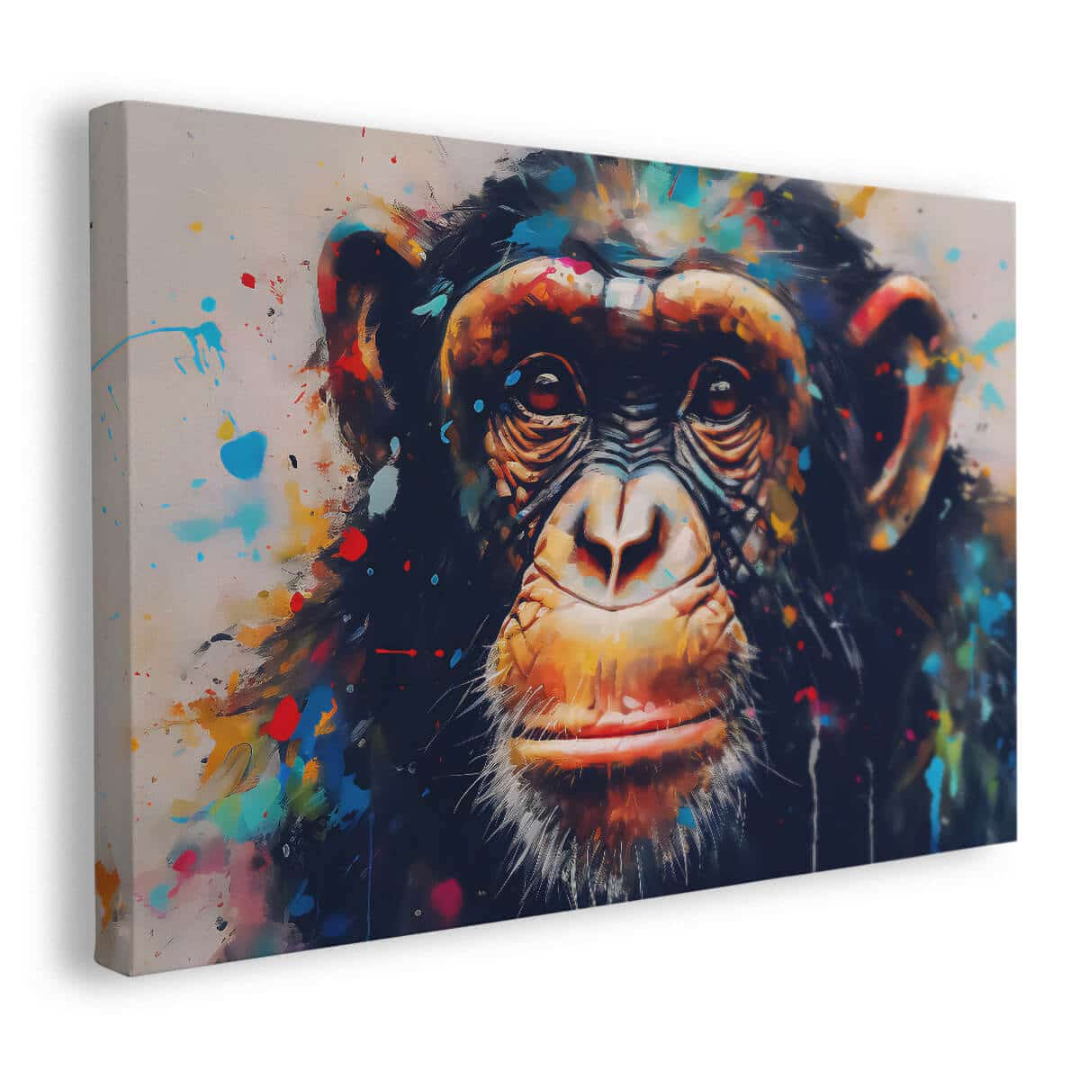 Tableau Chimpanzé Artistique