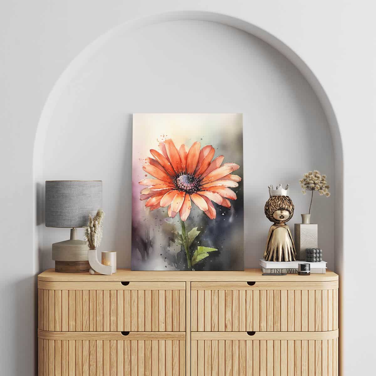 Tableau Éclat Gerbera 2