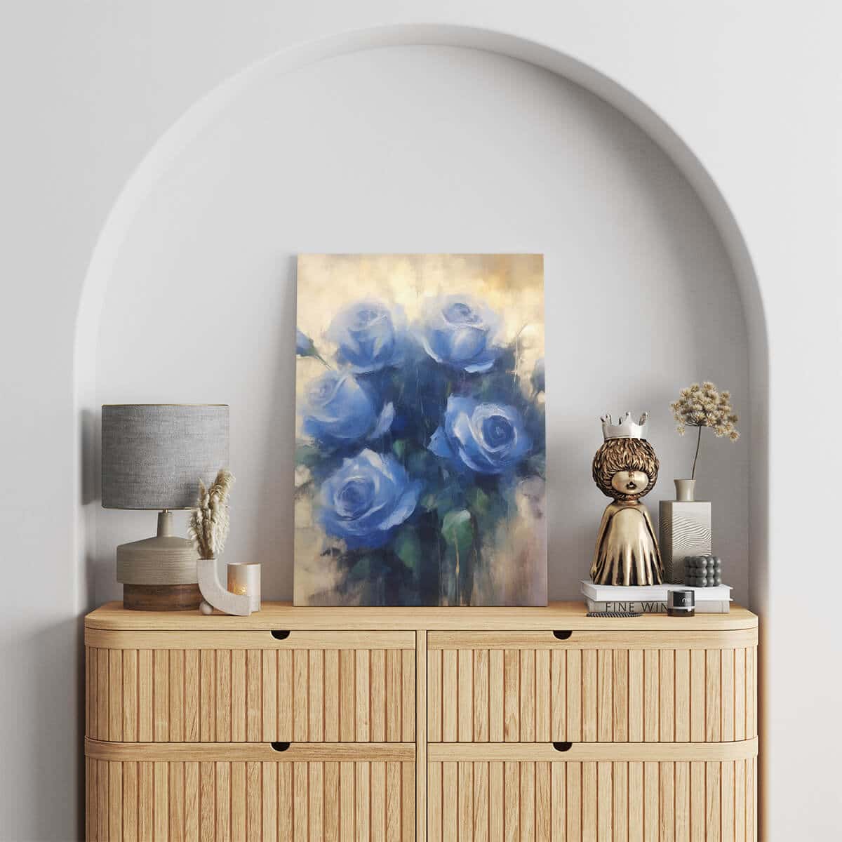 Tableau Roses Saphir 2