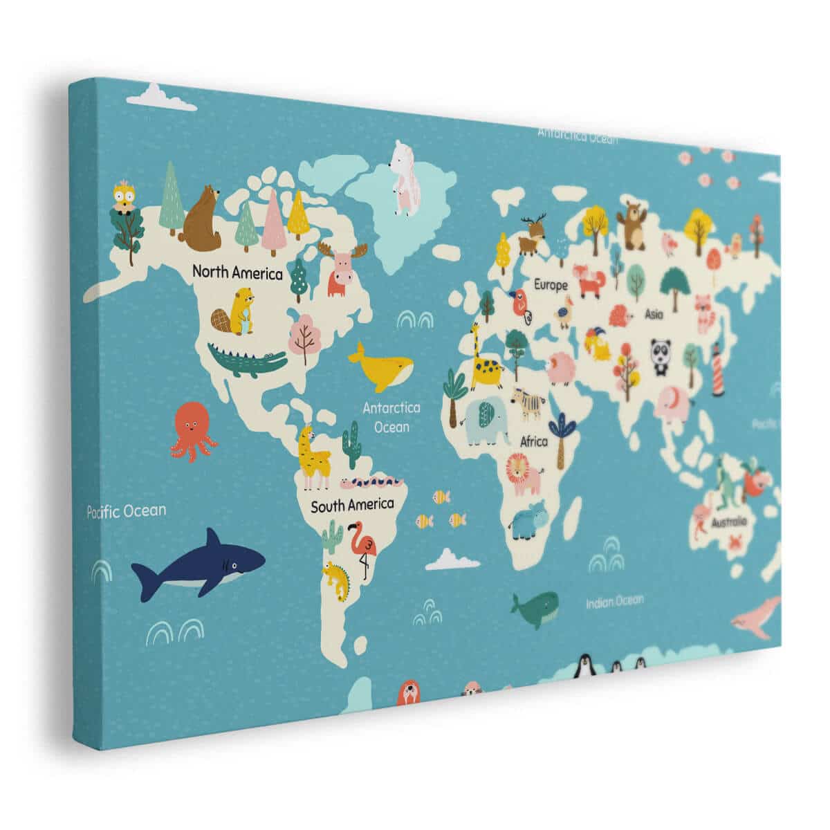 Tableau Carte du Monde pour Enfant
