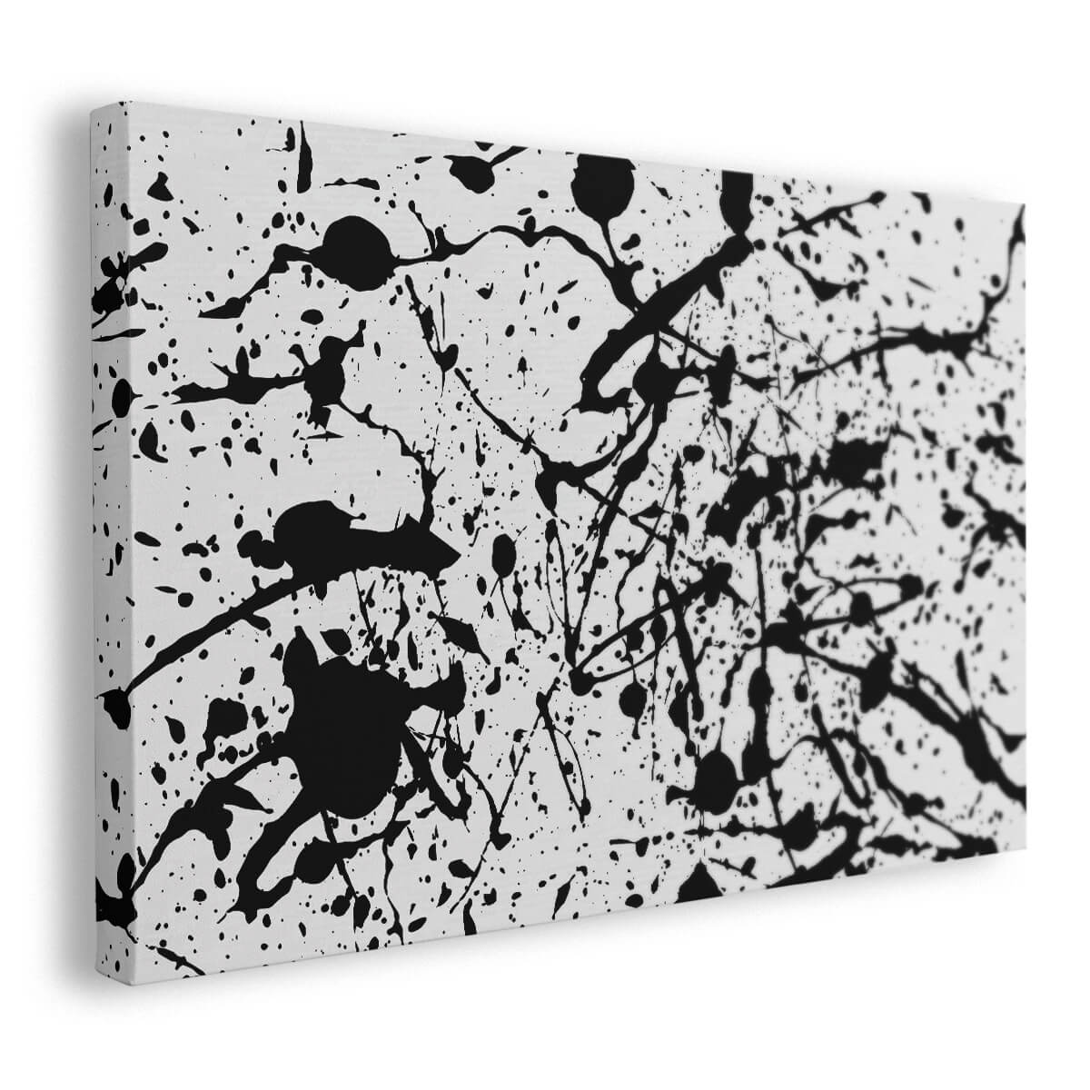 Tableau Noir et Blanc Abstrait 3