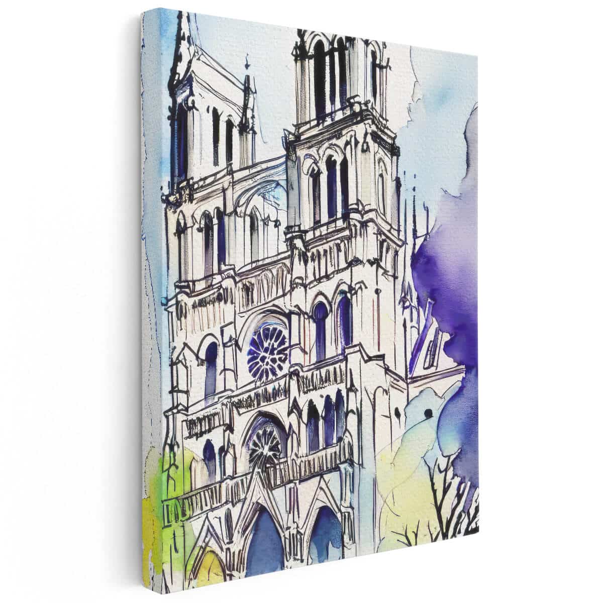 Tableau Peinture Notre Dame