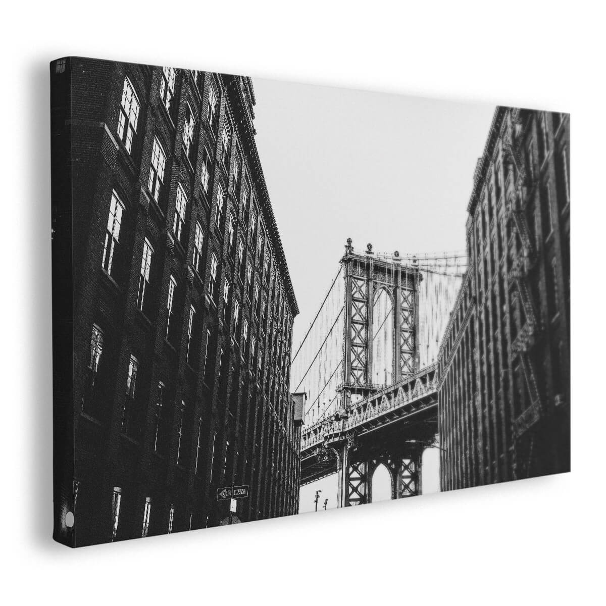 Tableau Pont Brooklyn Noir et Blanc