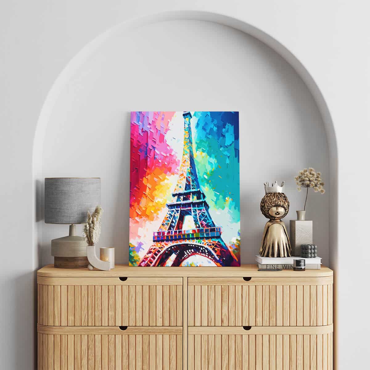 Tableau Tour Eiffel Coloré 2